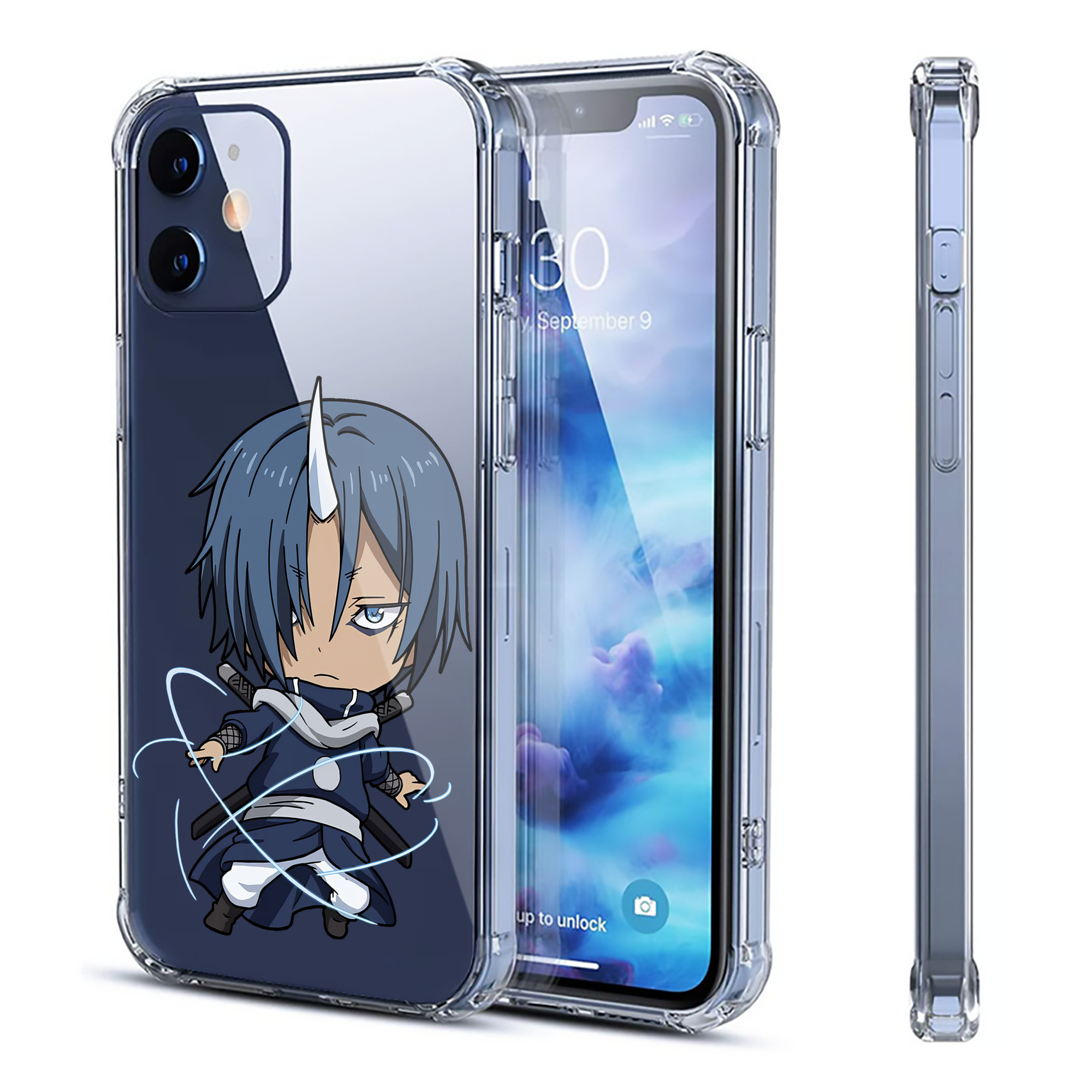 （画像用） 転スラ Regarding Reincarnated to Slime 【iPhone 12シリーズ対応】透明スマホケース（クリアソフトケース）